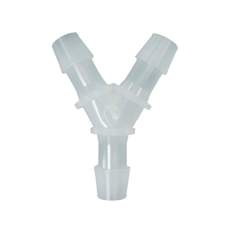 Y-shaped three-way connector